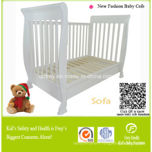 Solid Pine Wood Baby Furniture Baby Sofa Cot